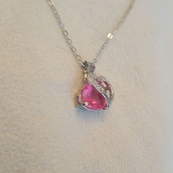 ❤ Hot Pink Heart Jewelry Set - Picture 6 of 7